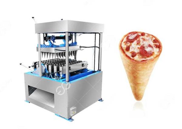 Electric Pizza Cone Making Machine , Cone Pizza Equipment 5mm Thickness 1200PCS/H