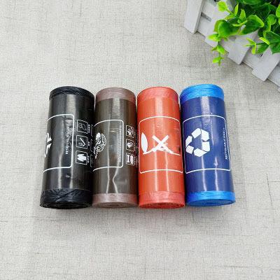 Compra direta de camisetas de vedação de estrelas sacos de lixo de plástico para produtos domésticos