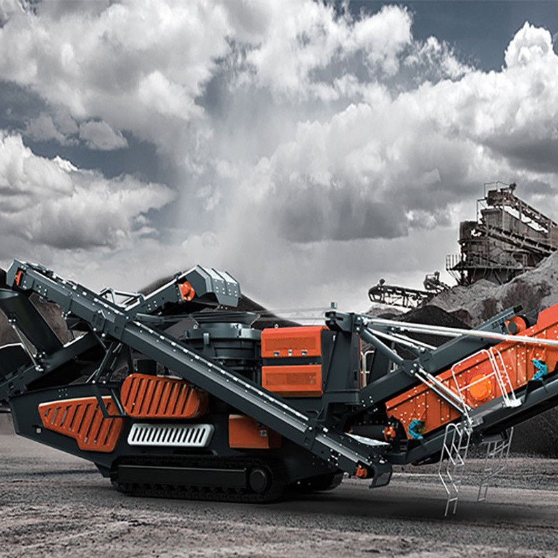 AC Motor Mobile Construction Waste Crusher Plant with and 70-300tph Capacity
