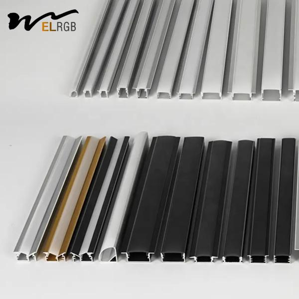 1m-3m 17x7mm LED Strip Alumínio Profil Para Iluminação de Strip Led