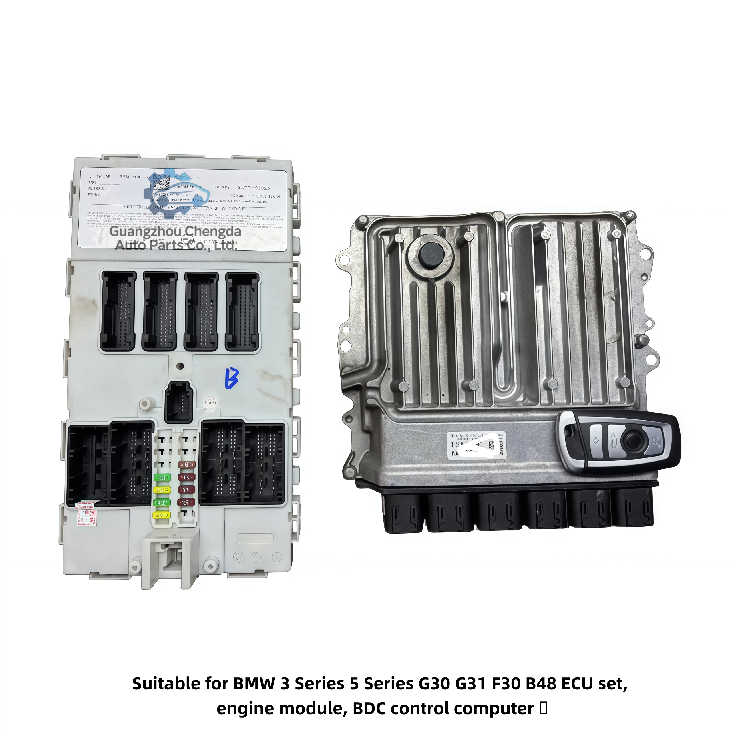 ECU Engine Module BDC Control Unit Set for BMW 3 5 Series G30 G31 F30 B48, Pre-Programmed Stable Performance