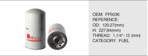 Genuine parts FF5036 FF5322 fuel filter China manufcture cheap price for sale