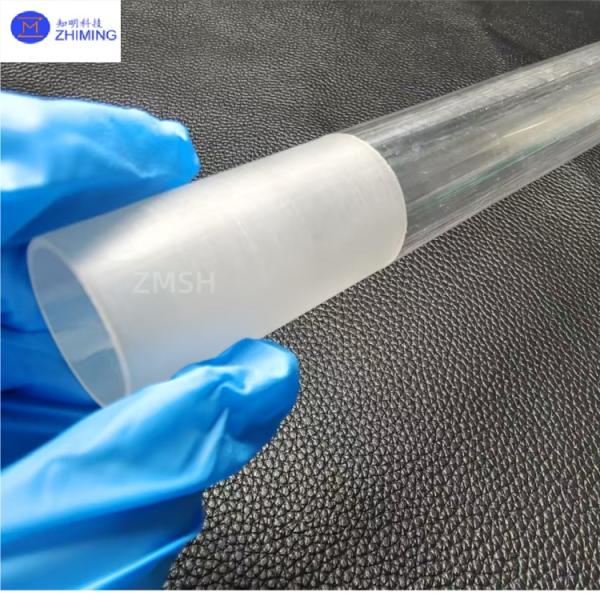 Sapphire Tubes Customized Tubular Components 99.999% Al₂O₃ 80%-90% Transmittance For Endoscopic Catheter