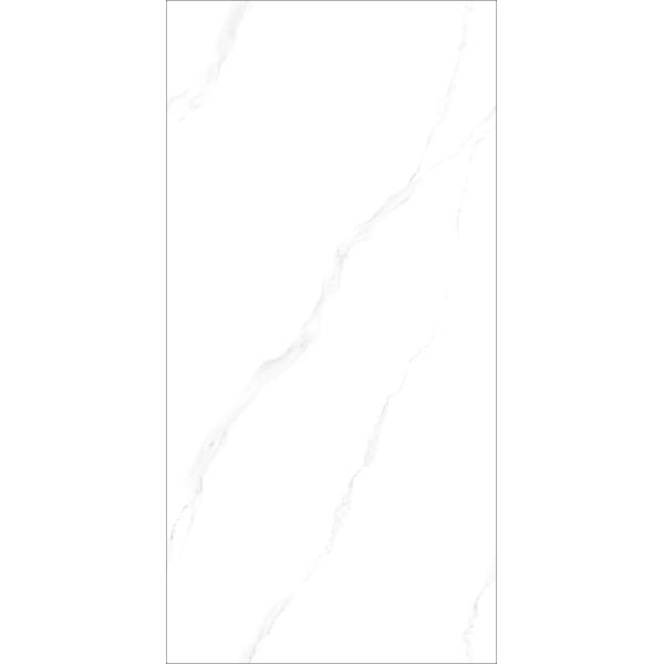 Carrara White Polished Glazed Porcelain Tile 60x120cm 24x48 With Glossy Luster