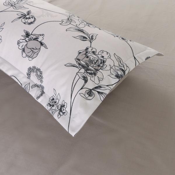 Cubierto de edredón de 3 pcs de cubierta de colcha Set de almohadilla de lujo sábanas de cama