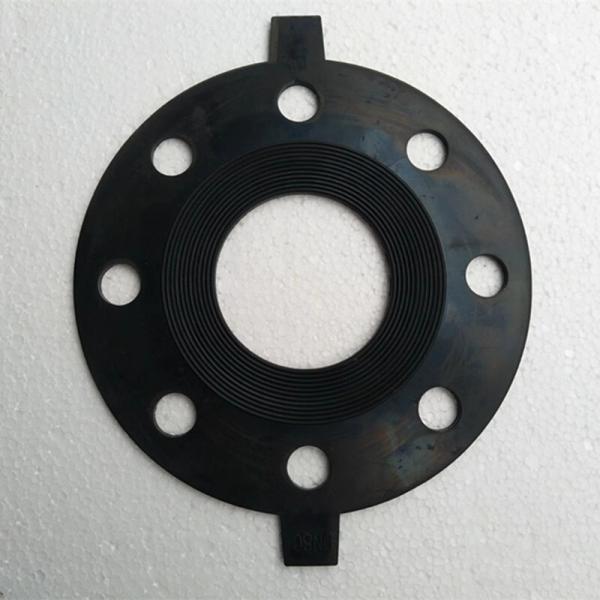 Excellent Alkali Resistance Flange Rubber Gasket for Industrial Sealing Needs 1/16 Inch Thickness