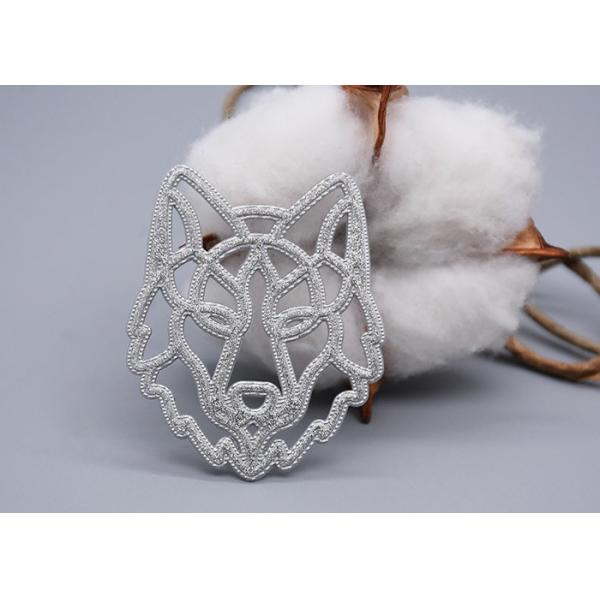 Etiquetas brilhantes feitas sob encomenda da transferência térmica do silicone da única cor para a roupa