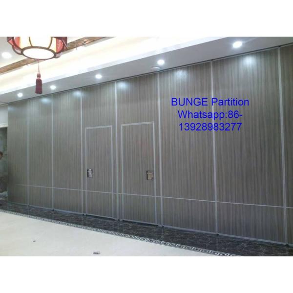 Paredes de división móviles insonoras con el sistema de pista solo o gemelo del punto