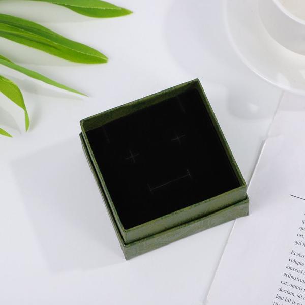 Hot Stamping Paper Jewelry Boxes Bow Tie Lid And Base Cardboard Paper Packaging Gift Box