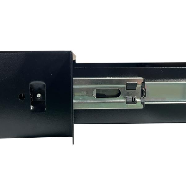 Diseño personalizado 19 pulgadas 1U 2U 3U 4U cajón de gabinete deslizante con cerradura para estante estándar Instalación de cajón de metal de acero