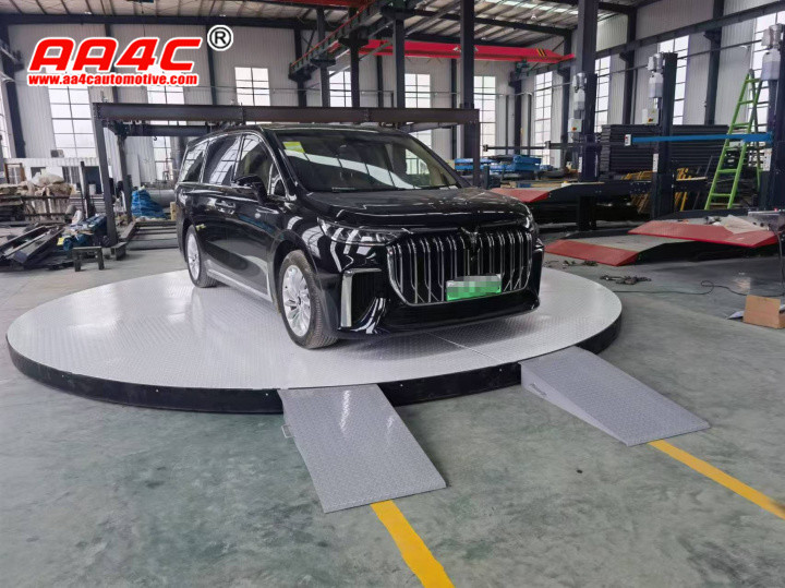AA4C 3T 5M диаметр вращающийся автомобильный поворотник Автошоу поворотник автомобильная вращающаяся платформа с пандусом низкий профиль 185 мм