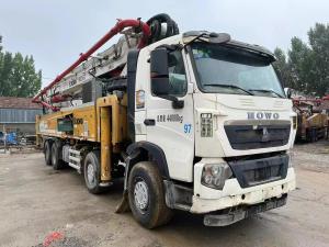 2018 XCMG HOWO 58m usaram o Shotcrete semi seco concreto do caminhão HB58V da