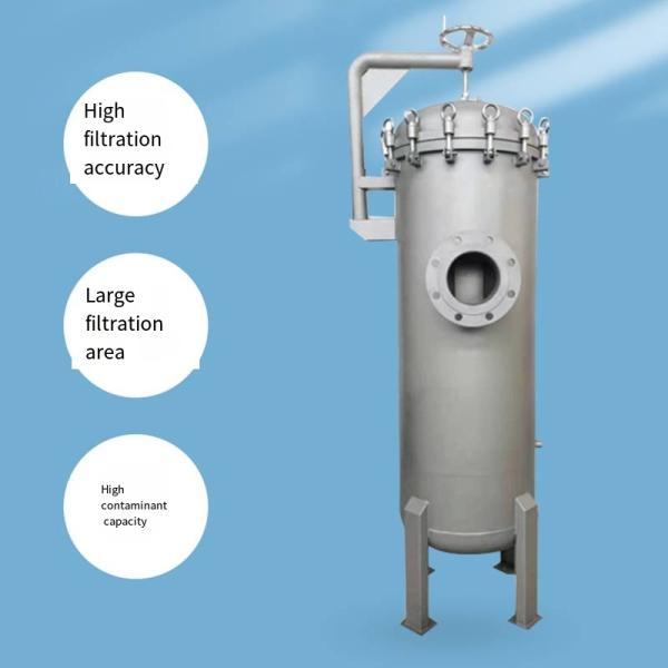 Фильтрация осадков Фильтр с синим картриджем, самоочищающийся фильтр для орошения