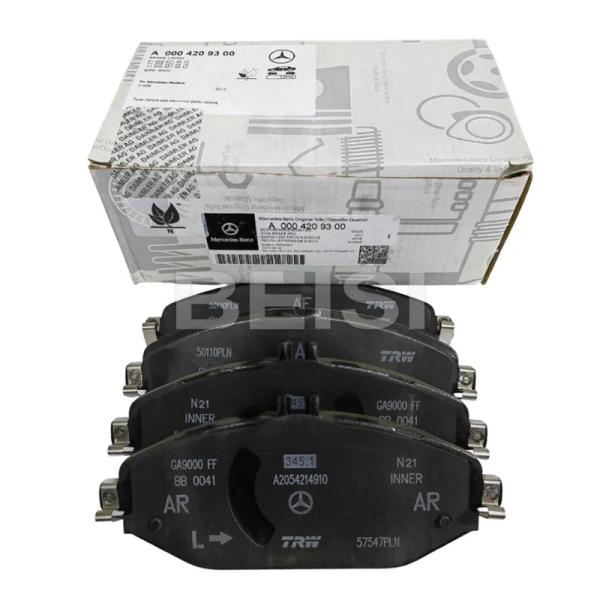 E220D MERCEDES BENZ El conjunto de pastillas de freno A0004209300 0004209300 Frente