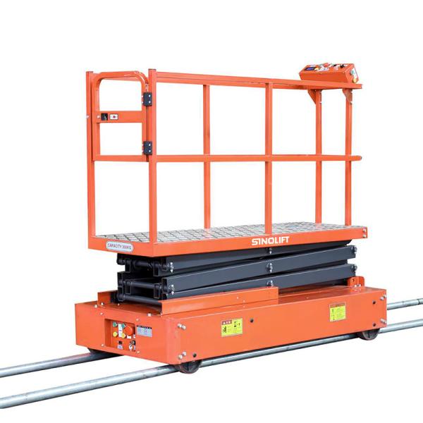 A máquina desbastadora vegetal da estufa automotora da série de SINOLIFT GSJ0.2 elétrica Scissor a tabela de elevador