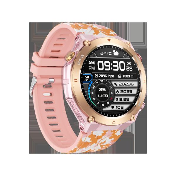 1.45'' GPS Fitness Watch With Built In Step Counting And Calories Monitoring For IOS And Android