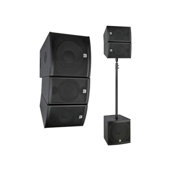 Auditorium Hall Active Line Array System , Sound System Speaker Box For Live Events
