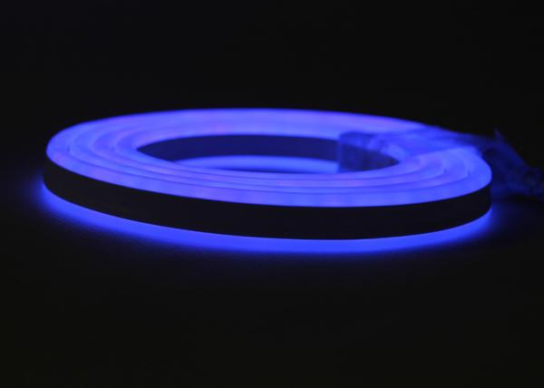 AC 220V Blue Double Sided Neon Flex 120 LEDs / M PVC Jacket Material