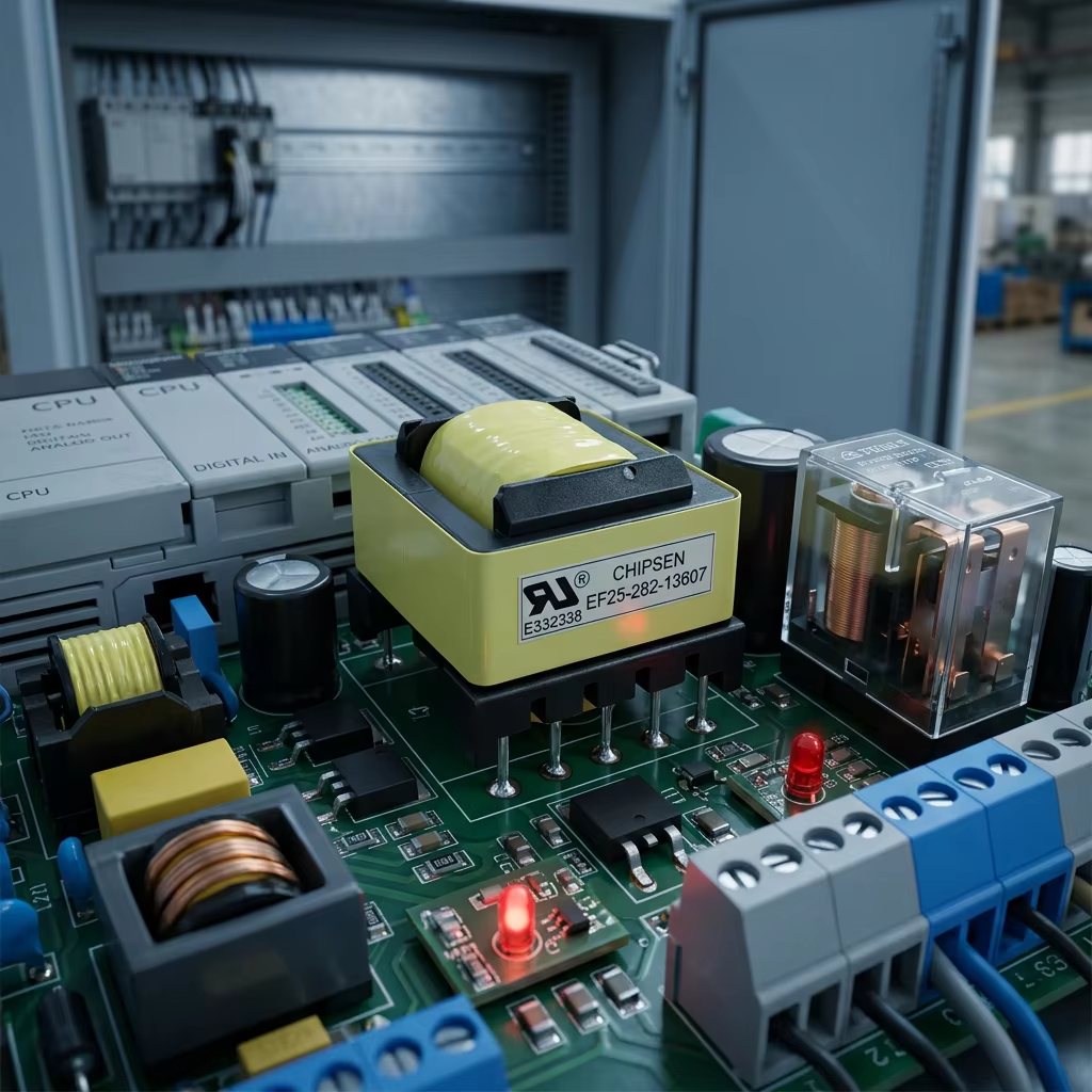 Stable Low Loss Ferrite EF25 SMPS Transformer for High Voltage Power Application