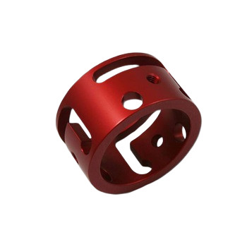 Микро- Al7075 анодировало почищенные щеткой части вала CNC алюминиевые