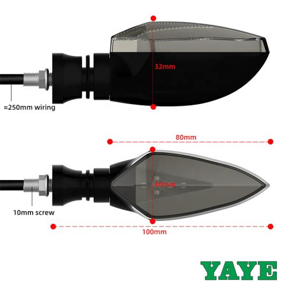 DC12V Voltage Motorcycle LED Turn Signal Indicator Light for Normal Light Performance
