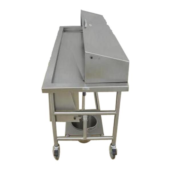High Quality Stainless Steel Material Mortuary Trolley With Cover For Funeral Service Equipment