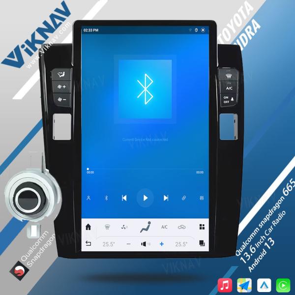 2007-2013 Toyota Tundra Radio Stereo Head Unit Carplay 13,6 polegadas OEM