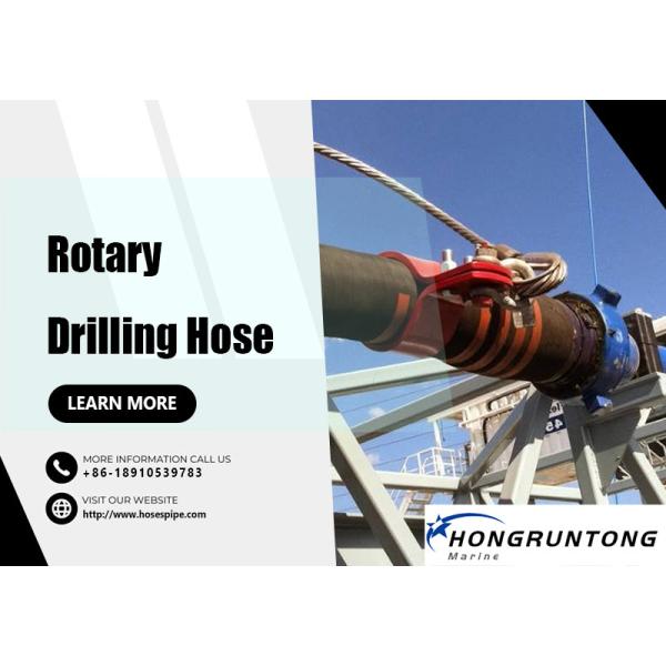 Manguera rotativa de perforación de 3 pulgadas resistente al aceite alta presión 35-75 Mpa