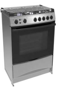 24 Inch Feestanding Four Burner Gas Stove With Oven 42 liter