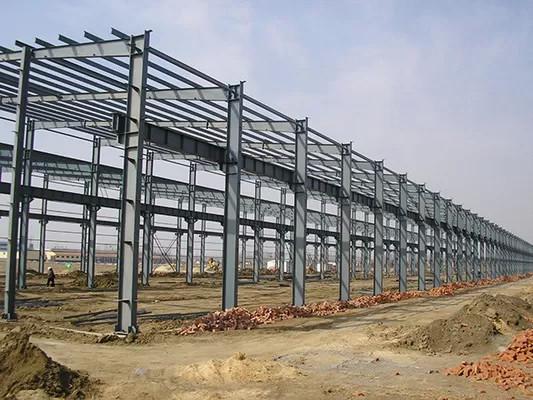 Energy Saving Prefabricated Steel Frame Shed Metal Building Steel Structure For Warehouse