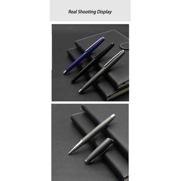 Matte Business Gift Roller Ball Pen 0.5mm Signature Pen Metal Gel Pen Custom Logo