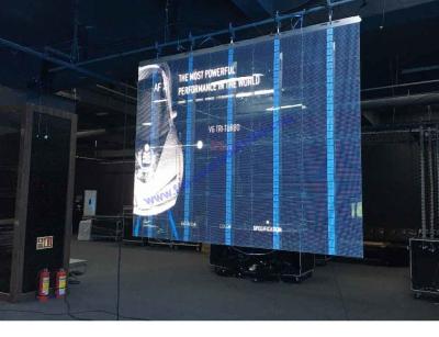 Écran mené transparent réglable de l'éclat IP43 P3.9 P7.8 pour le supermarché