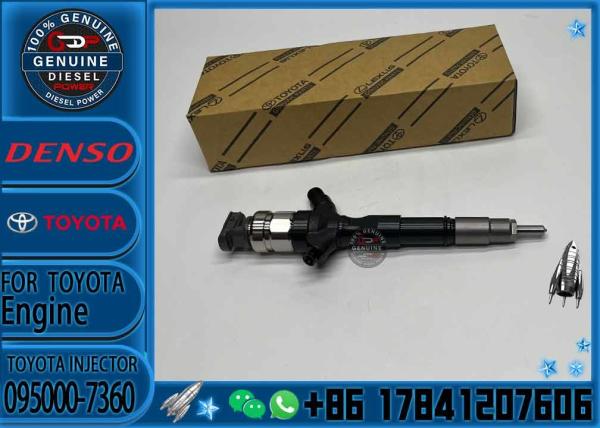 Injecteur de carburant à chaud 095000 7360 095000 7360 Injecteur de rail commun 095000-7360 pour Toyota