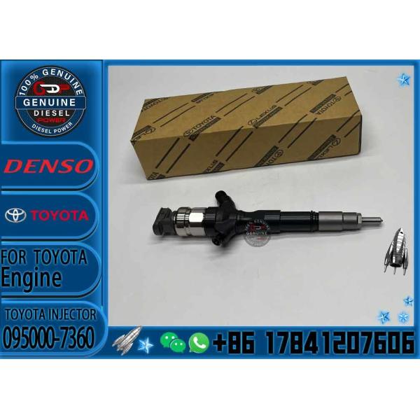 Inyector de unidad de combustible de venta en caliente 095000 7360 095000 7360 Inyector de tren común 095000-7360 para Toyota