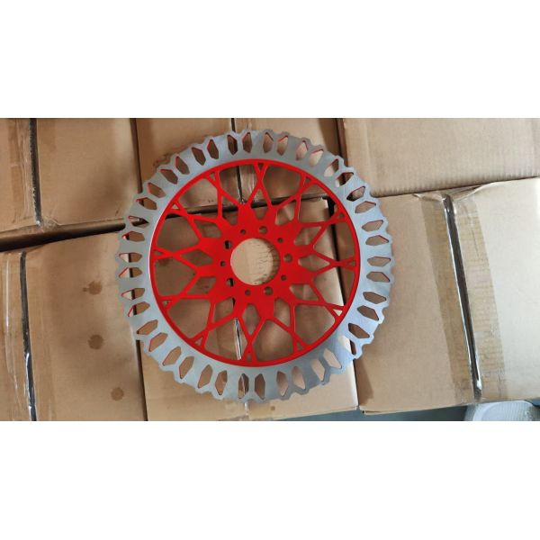 Cast Iron Rust Proof Motorcycle Front Disc Brake Rotor High Strength