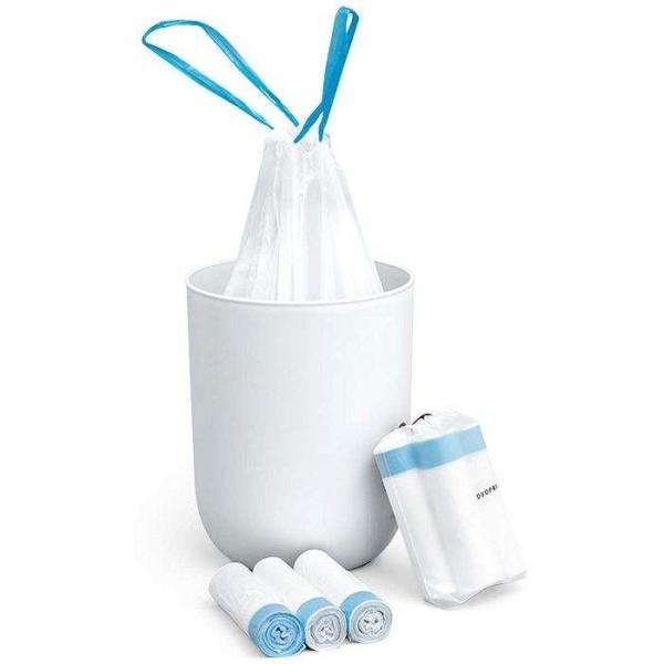 Polythene Eco Friendly Plastic Garbage Bag Roll With Gravure Printing
