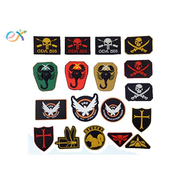 US Navy Seals PVC Rubber Patch Spartan Knife Tactics Morale 3D Velcro Armband