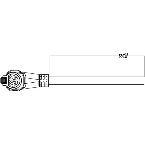 2+6 Pin 50A Electric Bike Connector , Electric Motorcycle Battery Connector