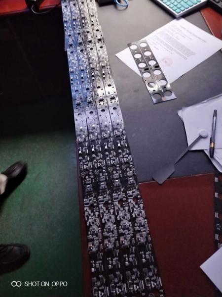 12 layers Thickness: 2.0mm Size: 1200*36mm conductivity 8WPP + 8W high thermal conductivity Metal Substrate PCB pcb boar