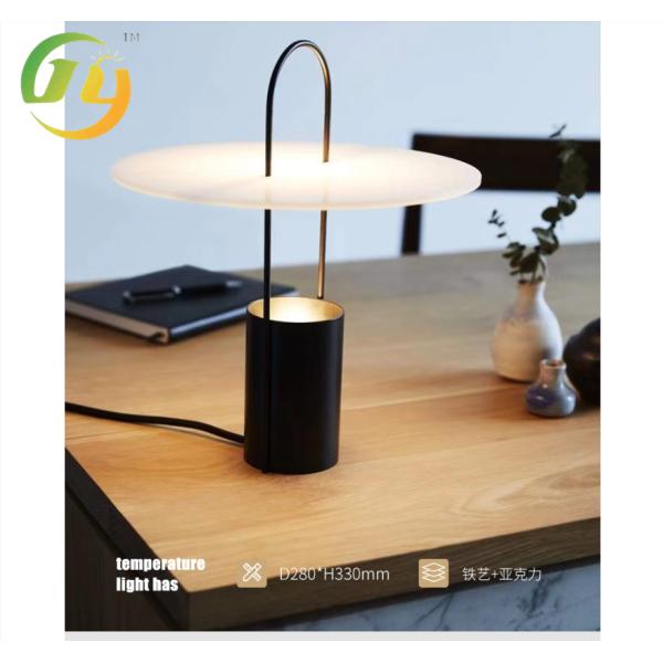 Акриловый круглый спальня кровать гостиная бело-черный декоративный скандинавский минималистский современный дизайн стол лам