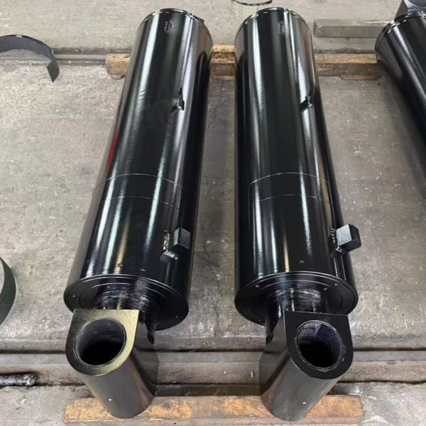 High Tonnage Custom Double Acting Hydraulic Piston Cylinder With Hard Chrome Plated Steel