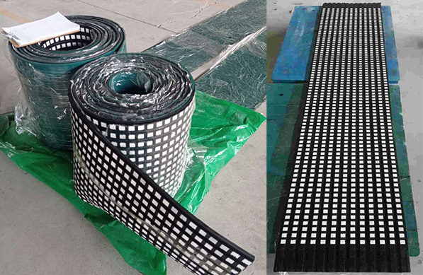 Conveyor Drum Diamond Ceramic Pulley Lagging Rubber Sheet