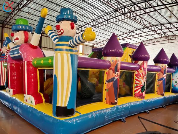 Commercial Inflatable The Clown Fun City Inflatables Bouncy House Slide Castle