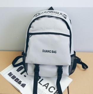 New Korean version of solid color backpack fashion trend Japanese and Korean student bag factory outlet