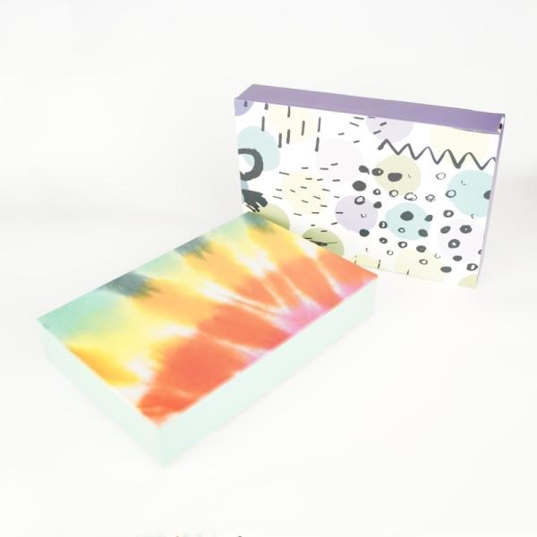 Caja de papel de almacenamiento de ropa reciclable y personalizada para impresión de colores Envases de regalos