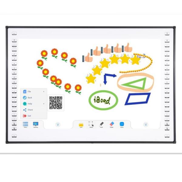 Infrared Interact Whiteboard Writing Board Fingers Touch Smart Boards For School