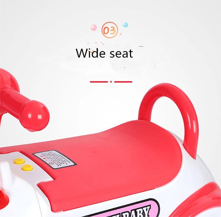 Cartoon Style Kids Ride On Cars Kids Swing Car Slip Resistance