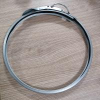 5 Inch ID Galvanized Duct Roll Clamp Quick Release Pipe Clamp Galvanized Steel