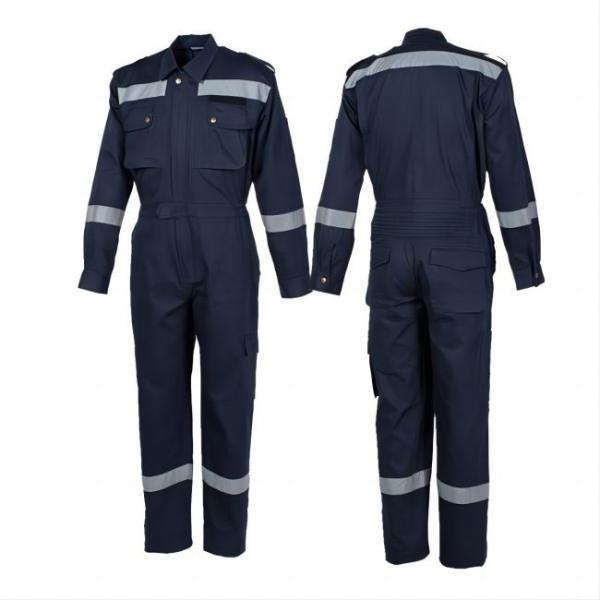 Fire Retardant 100% Cotton Breathable Safety Coverall Suit for Personal Protection
