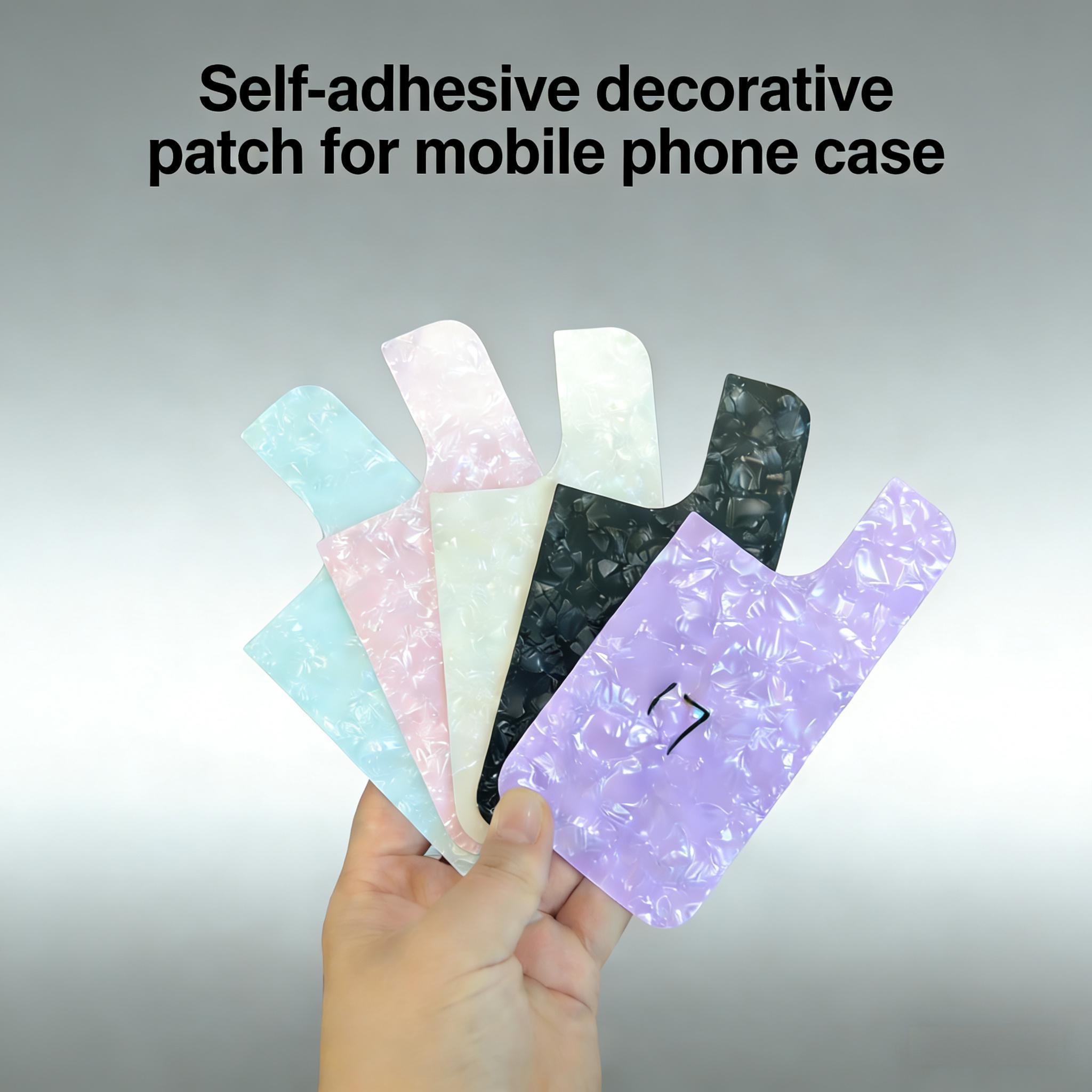 Multicolor Self Adhesive Patches Decorative For Phone Cases DIY Friendly